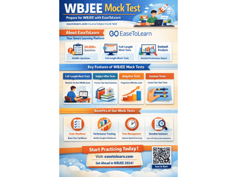Crack WBJEE 2026 with EaseToLearn’s Online Practice Platform