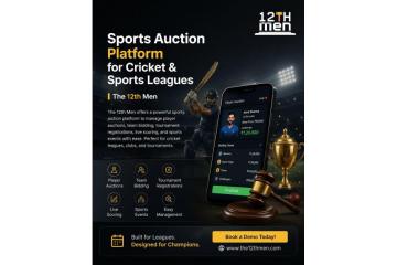 Sports Auction Platform for Cricket & Sports Leagues | The 12th Men