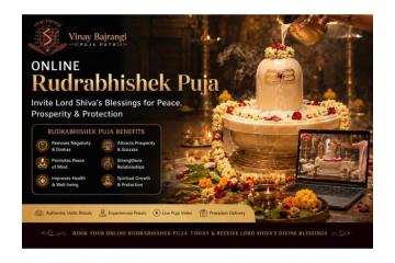 Book Rudrabhishek Puja Benefits for Life Transformation