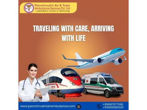 Panchmukhi Air and Train Ambulance Services in Kolkata provide steadfast support and assistance 
