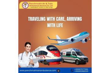 Panchmukhi Air and Train Ambulance Services in Kolkata provide steadfast support and assistance 