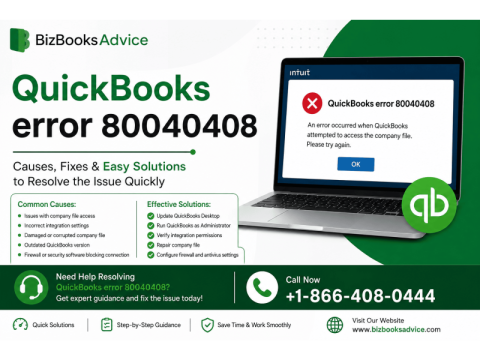 QuickBooks Desktop Error 80040408: Causes & Easy Fixes