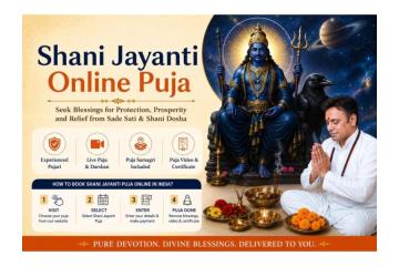 Best Online Shani Jayanti Puja Services Available Today