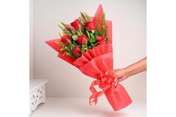 Send Red Rose Bouquets Online in Bangalore