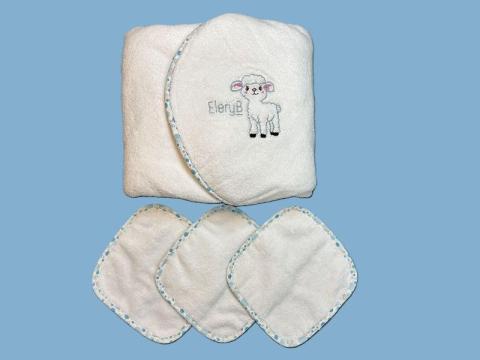 Buy Blue Hooded Baby Towel for Spring Season Baby Care