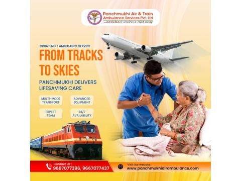 Panchmukhi Air Ambulance Services in Delhi, remain constantly at the comfort and convenience 
