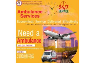 Chosen medical center with the ICU-equipped services of Panchmukhi Air Ambulance Services in Ranchi