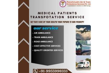 Panchmukhi Air and Train Ambulance Services in Guwahati: Patient safety is always prioritized