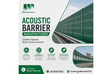 Acoustic Barrier Manufacturer for Industrial and Urban Noise Control
