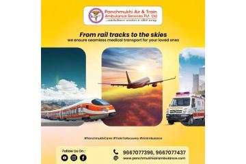 Panchmukhi Air Ambulance Services in Kolkata assume full responsibility for ensuring safe transport