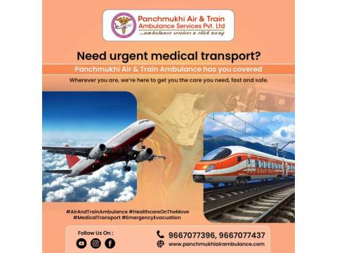 Panchmukhi Air Ambulance Services in Mumbai maintain a hospital-like environment