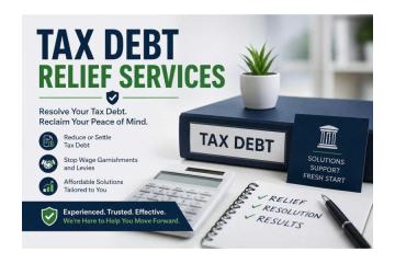 Tax Debt Relief Services in Canada | CRA Tax Settlement Help