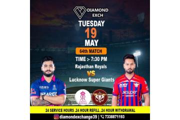 Diamond Exchange Match Buzz: Rajasthan Royals vs Lucknow Super Giants Clash in Jaipur Tonight.