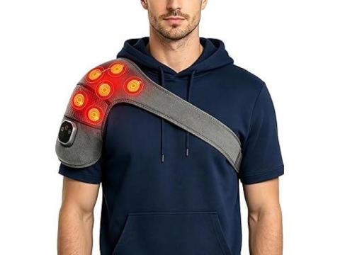 Hewelth Triple Method Shoulder Massager Advanced Comfort for Busy Lifestyles| - 2/2
