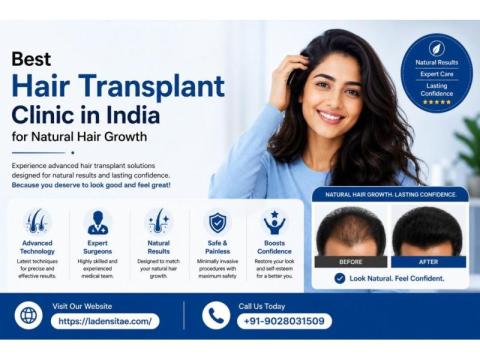 Best Hair Transplant Clinic in India for Natural Hair