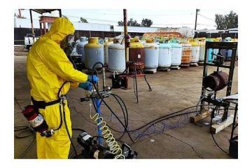 Hazardous Compressed Gas Cylinder Disposal