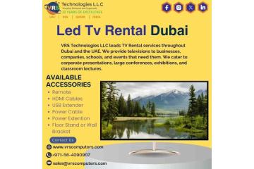 Need LED TV Rental Dubai for Events Today?