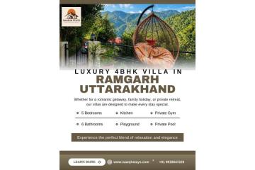 Luxury 4BHK Villa in Ramgarh Uttarakhand