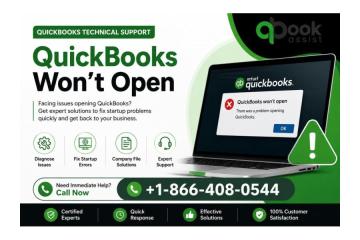 QuickBooks Won’t Open? Fix Startup and Loading Issues 