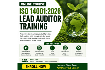 Online ISO 14001 EMS Lead Auditor Certification Course