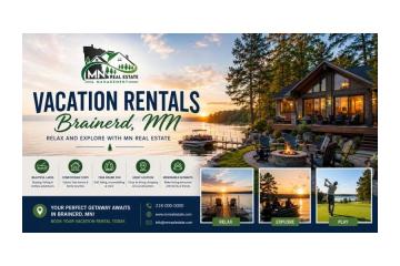 Vacation Rentals Brainerd MN – Relax and Explore with MN Real Estate