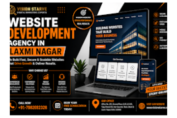 Web Development Company Laxmi Nagar | Vision Starve