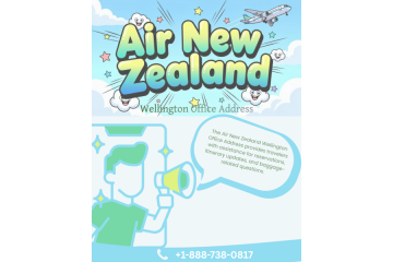Air New Zealand Wellington Office Address +1-888-738-0817