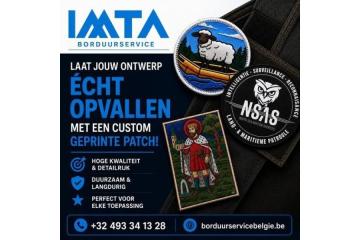 Laat jouw ontwerp écht opvallen met een custom geprinte patch!