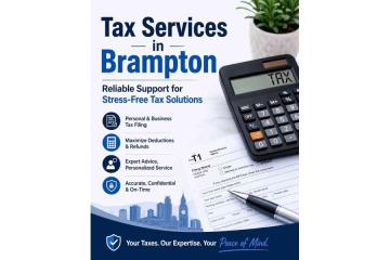 Tax Services in Brampton – Reliable Support for Stress-Free Tax Solutions