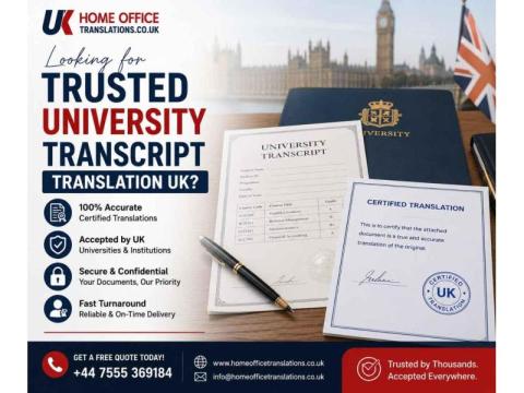 Looking for Trusted University Transcript Translation UK?