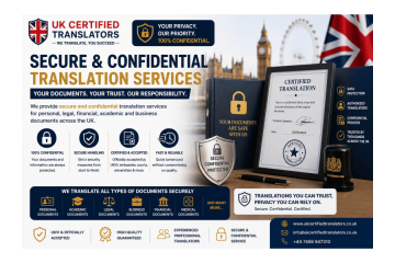 Secure and Confidential Translation Services – Trusted Certified Experts in the UK