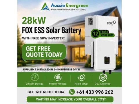 Aussie Energreen – Reliable Solar Battery Solutions in Victoria
