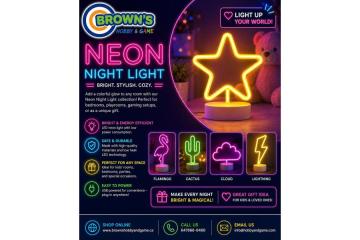 Shop Neon Night Light for Bedrooms – Cute LED Décor Kids Love