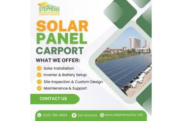 Solar Panel Carport in San Antonio