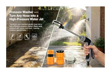 Hose Hawk Pro Pressure Washer for Effortless Home and Car Cleaning|