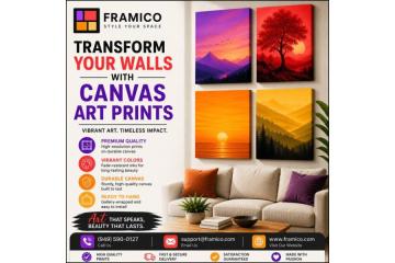 Transform Your Walls with Canvas Art Prints | Framico