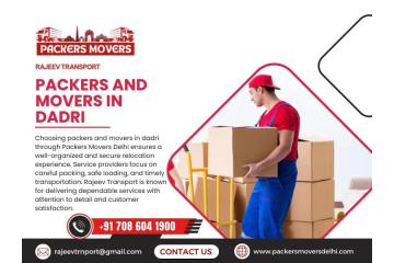 Trusted Packers And Movers In Dadri For Smooth Relocation