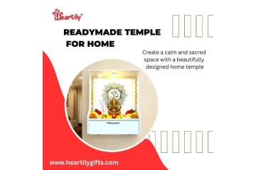Create a Peaceful Corner with a Beautiful Readymade Temple for Home