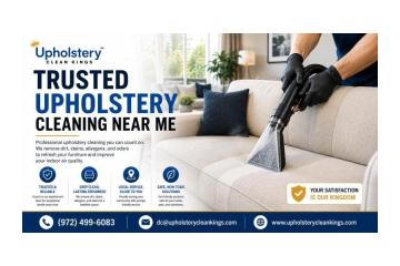 Trusted Upholstery Cleaning Near Me by Upholstery Clean Kings