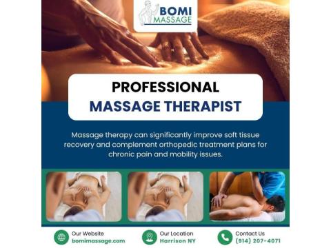 Professional Massage Therapist Harrison NY