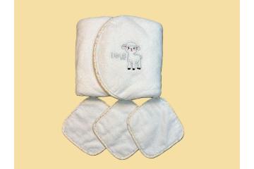 Soft Yellow Hooded Baby Towel for Fathers Day 2026 Gift USA