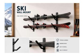 Locking Skis Made Easy with Ski Key