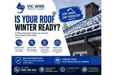 CLASSIFIED AD – ROOF WINTER PREPARATION & EMERGENCY PLUMBING