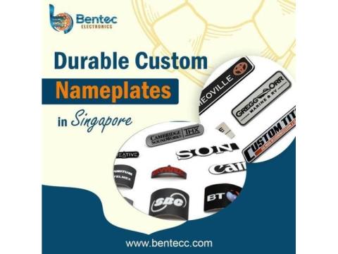 Durable Custom Nameplates in Singapore