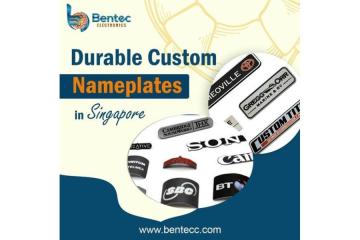 Durable Custom Nameplates in Singapore