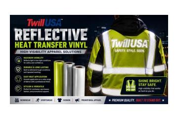 Reflective Heat Transfer Vinyl – High Visibility Apparel Solutions by Twill USA
