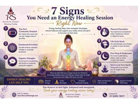7 Signs You Need an Energy Healing Session Right Now
