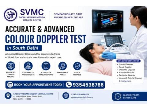 Affordable Colour Doppler Test in South Delhi