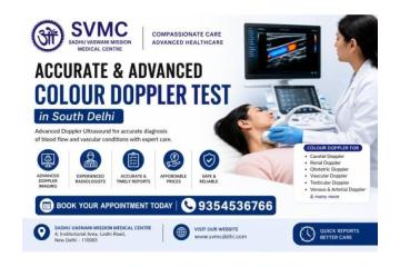 Affordable Colour Doppler Test in South Delhi