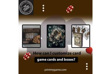 How Can I Customize Card Game Cards and Boxes?